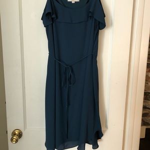 Teal LOFT dress